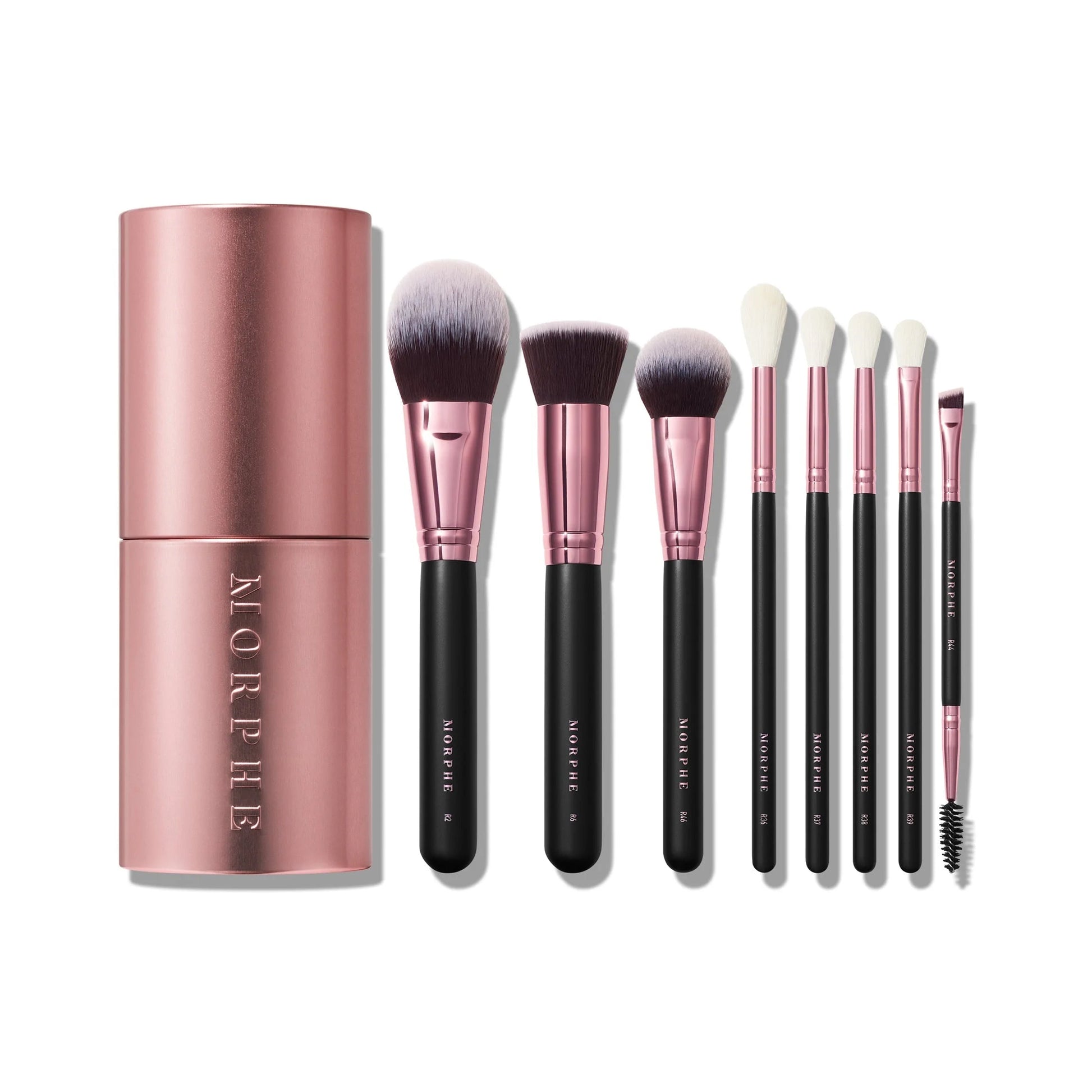 Rosé Away 6-Piece Travel Brush Set - Morphe