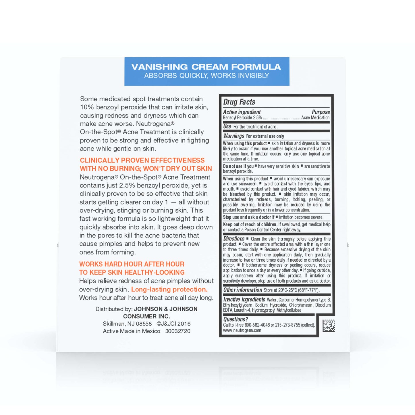 Neutrogena On-the-Spot Acne Treatment 21g
