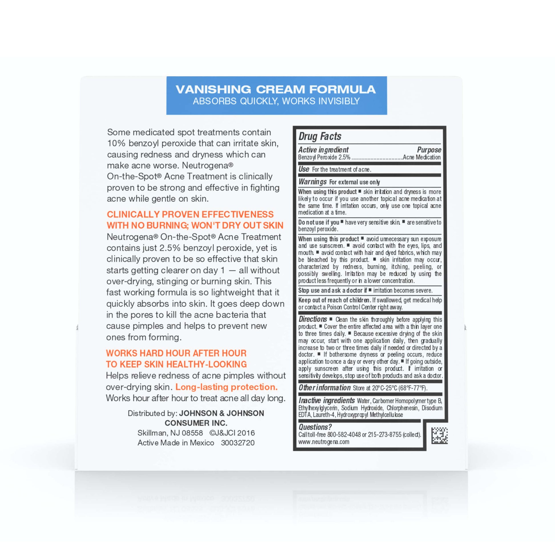 Neutrogena On-the-Spot Acne Treatment 21g
