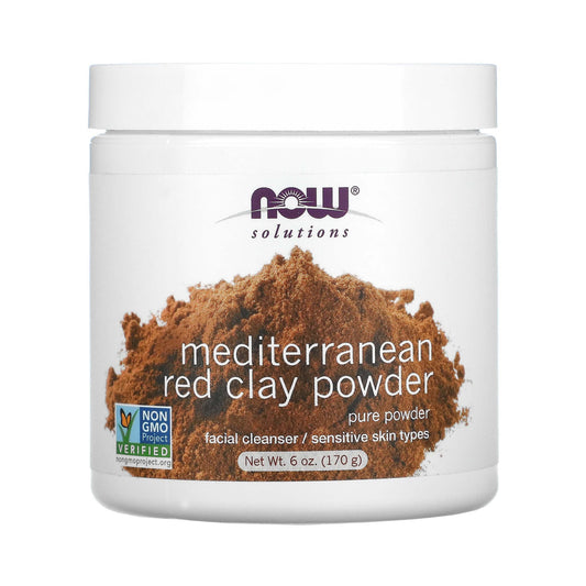 Now Foods Mediterranean Red Clay Powder 6 oz 170 g