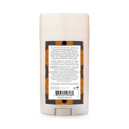 Nubian Heritage African Black Soap 24 Hour Deodorant 64 g