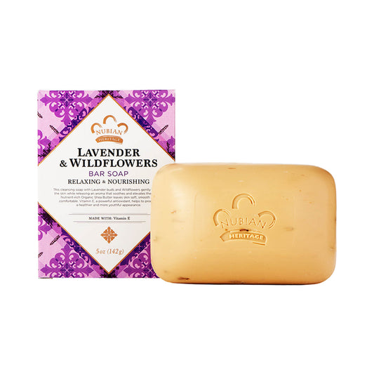 Nubian Heritage Lavender & Wildflowers Bar Soap 141g