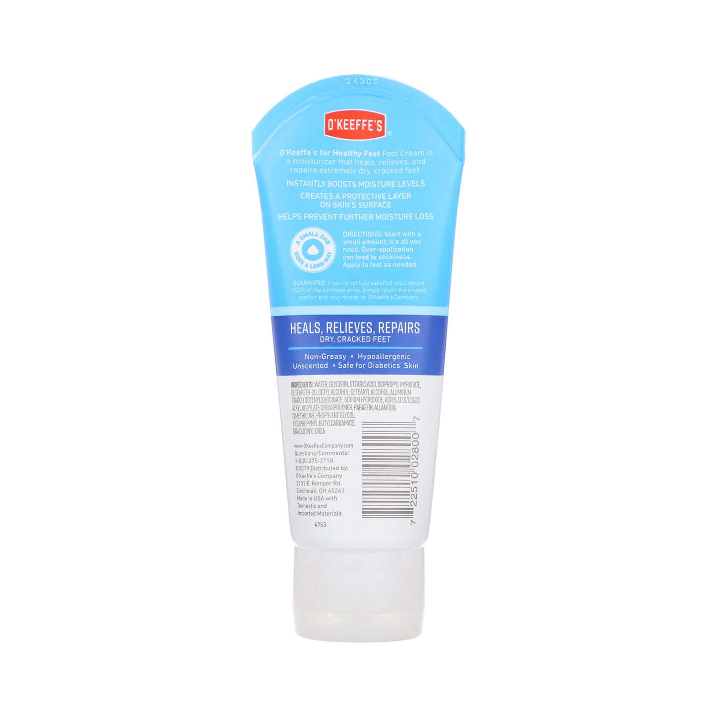 O'Keeffe's Healthy Feet Foot Cream Tube 85g