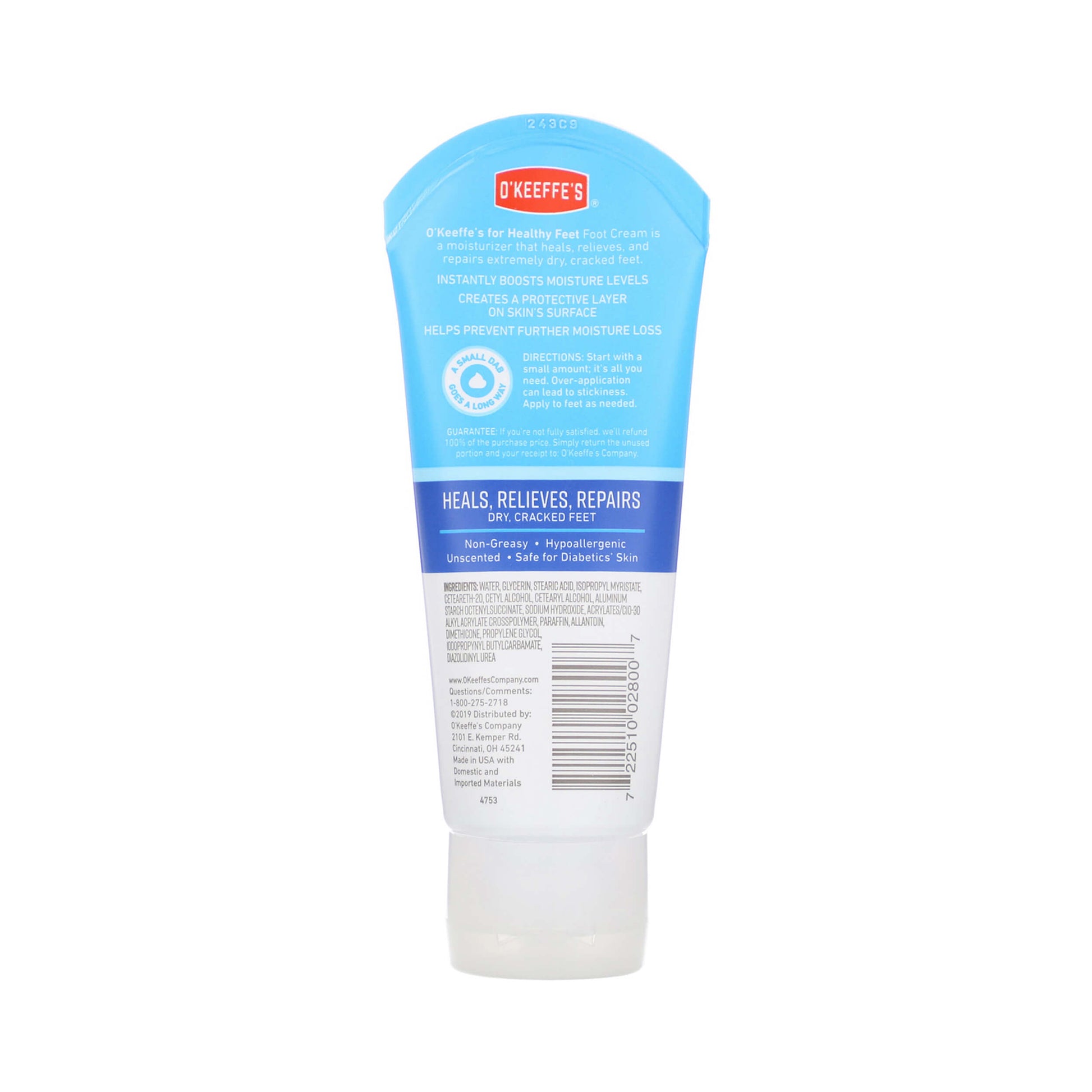 O'Keeffe's Healthy Feet Foot Cream Tube 85g