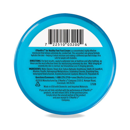 O'Keeffe's Foot Cream for Healthy Feet 91g