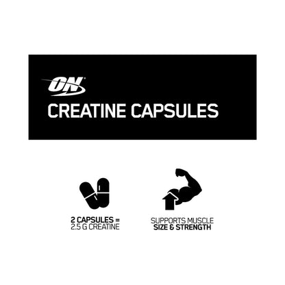 Optimum Nutrition Micronized Creatine Monohydrate Capsules 2500mg 300 Capsules