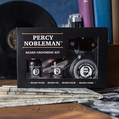 Percy Nobleman Beard Grooming Kit Lifestyle
