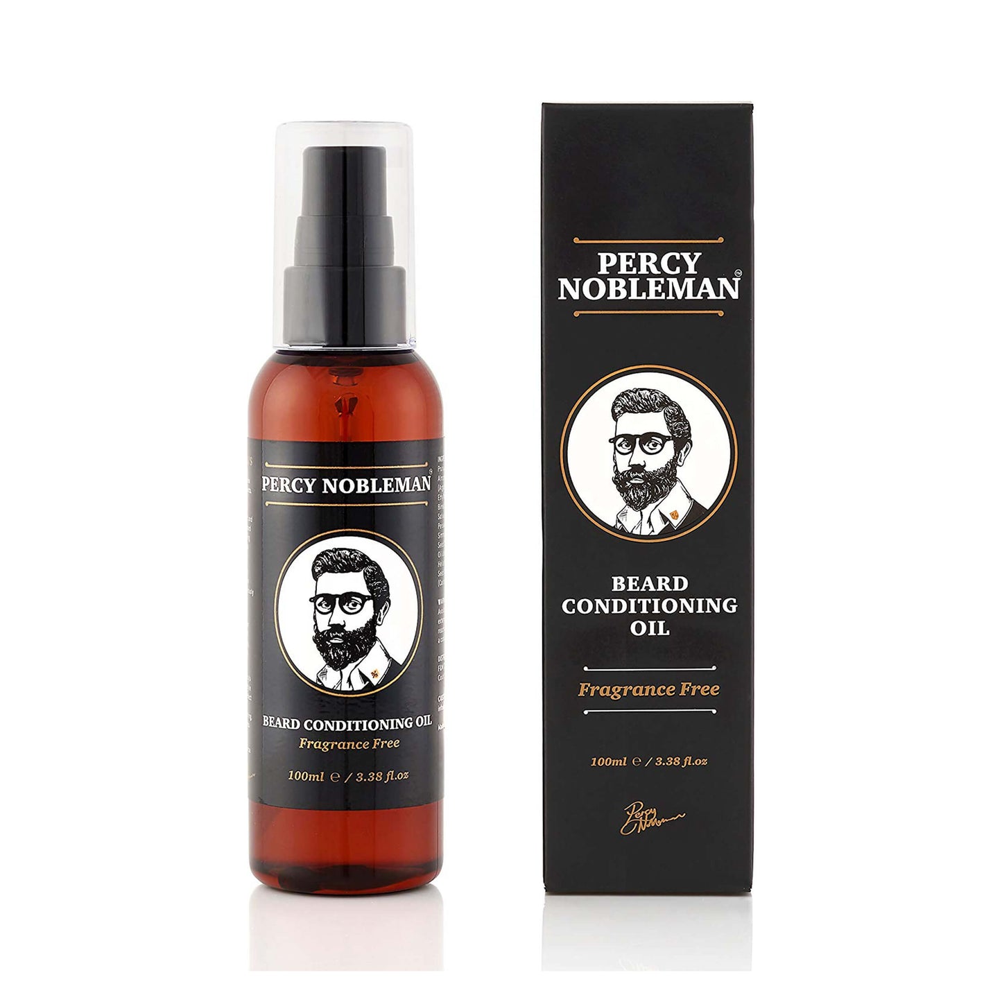 Percy Nobleman Beard Oil (Fragrance Free) 100ml