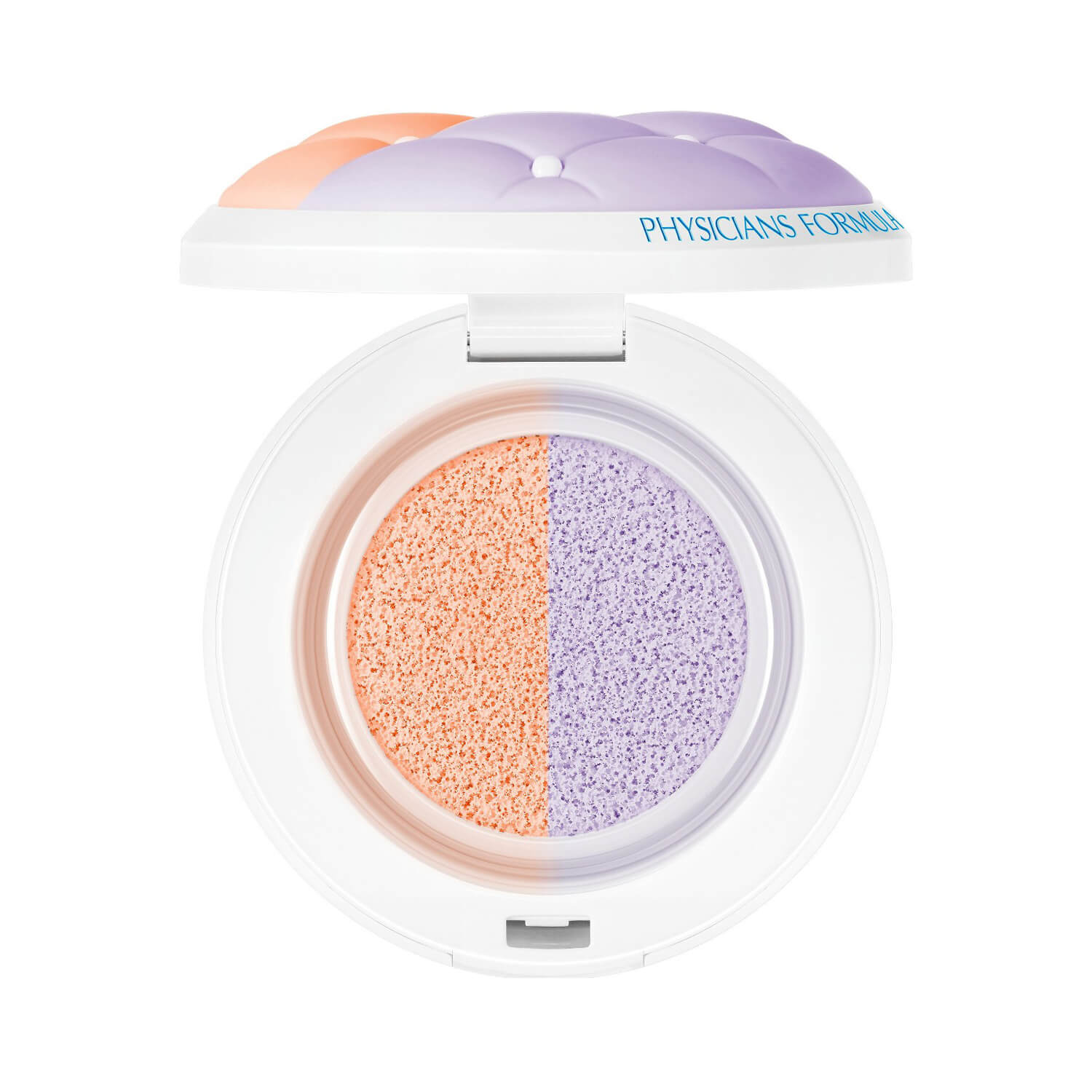 Physicians Formula Mineral Wear Talc-Free Cushion Corrector + Primer Duo SPF 20 Brightener Primer Peach Lavender Open