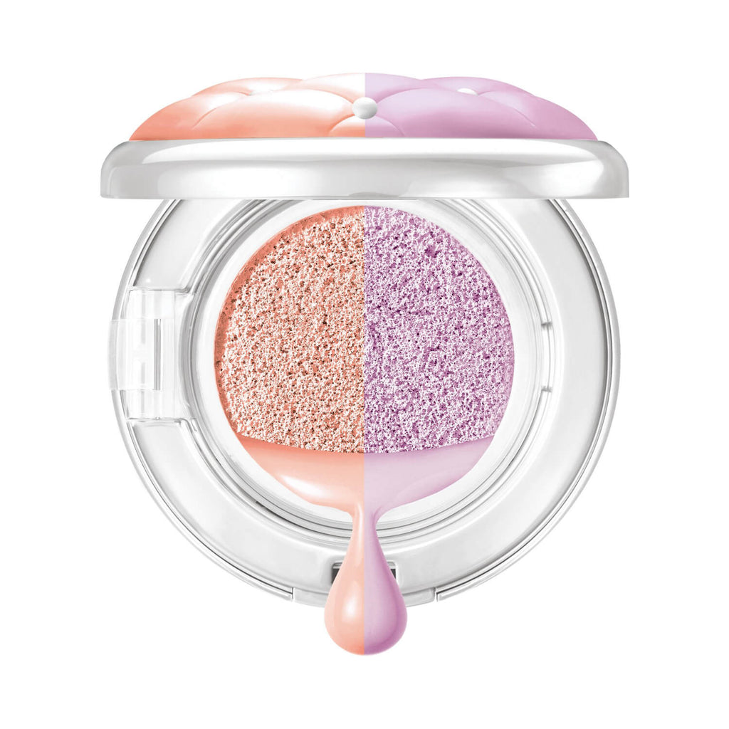 Physicians Formula Mineral Wear Talc-Free Cushion Corrector + Primer Duo SPF 20 Brightener Primer Peach Lavender Open