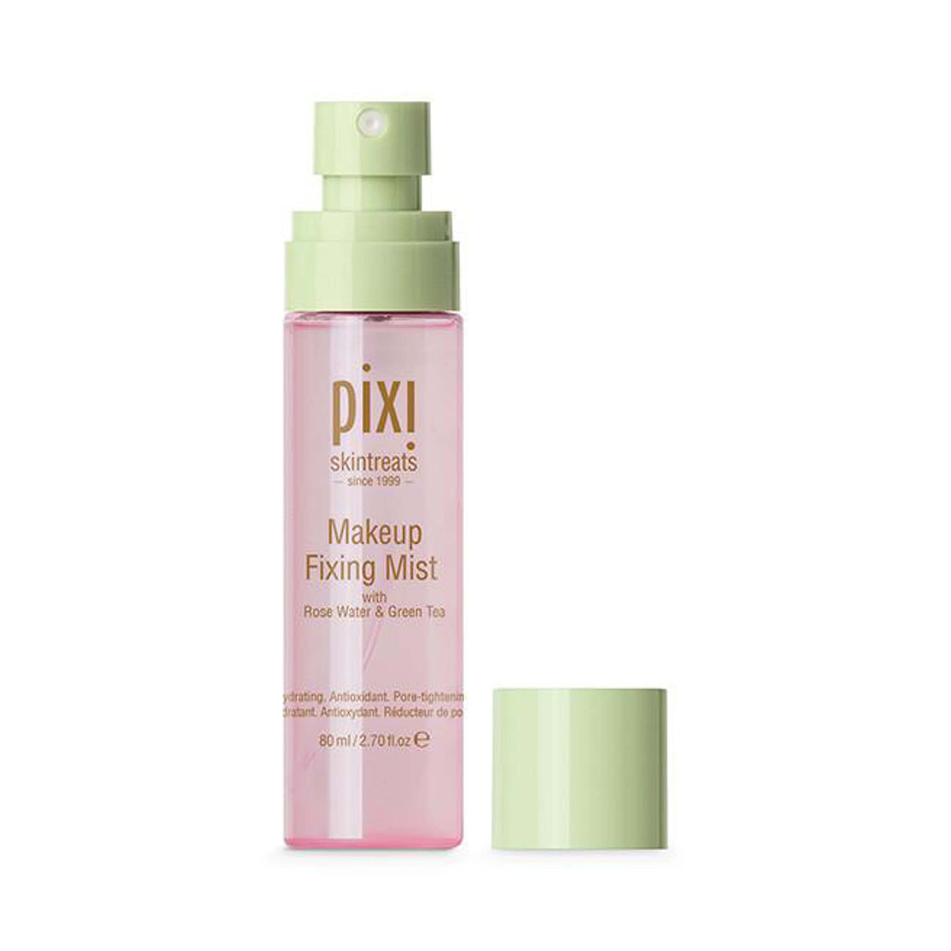 Pixi Beauty Makeup Fixing Mist with Rose Water and Green Tea 80ml