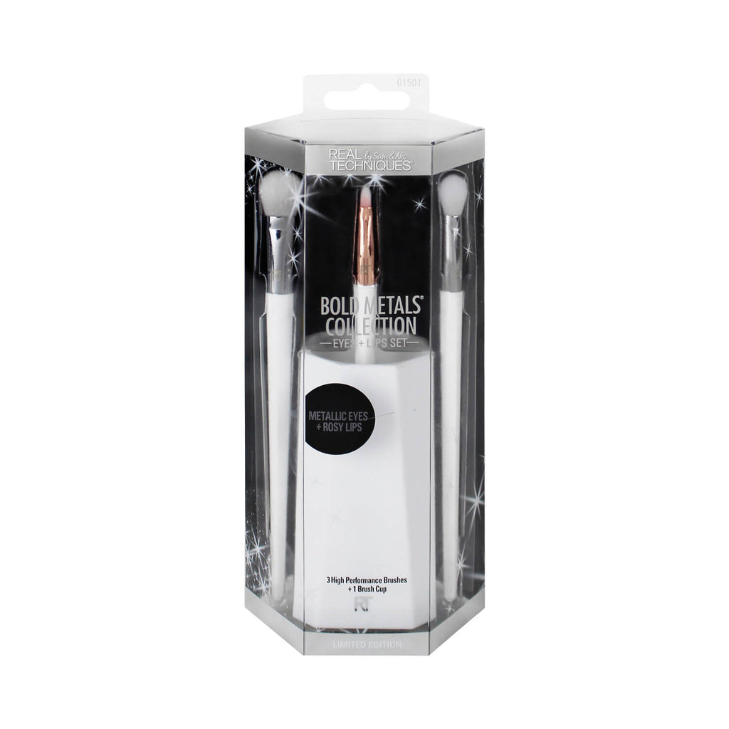 Real Techniques Bold Metals Collection Eyes + Lips