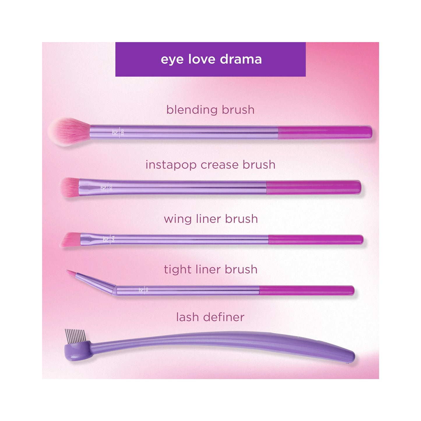 Real Techniques Eye Love Drama Makeup Brush Kit