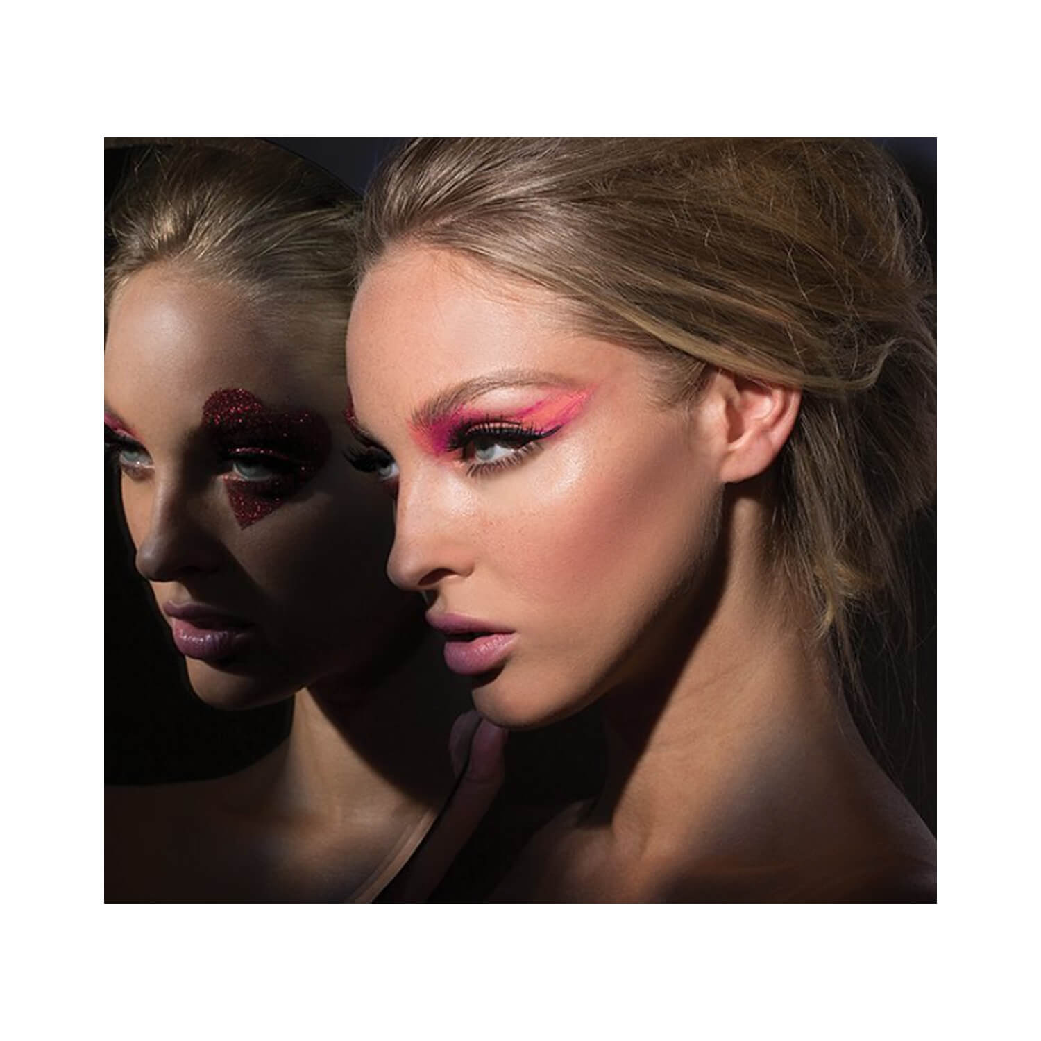 Red Cherry Red Hot Wink All Tiered Up False Eyelashes Model