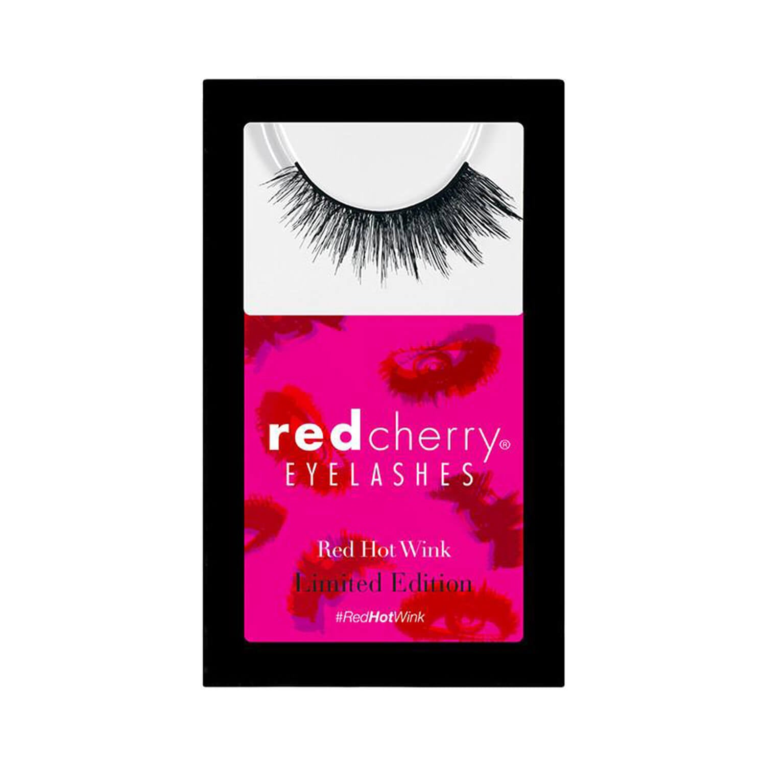 Red Cherry Red Hot Wink Shadow Effect False Eyelashes Box