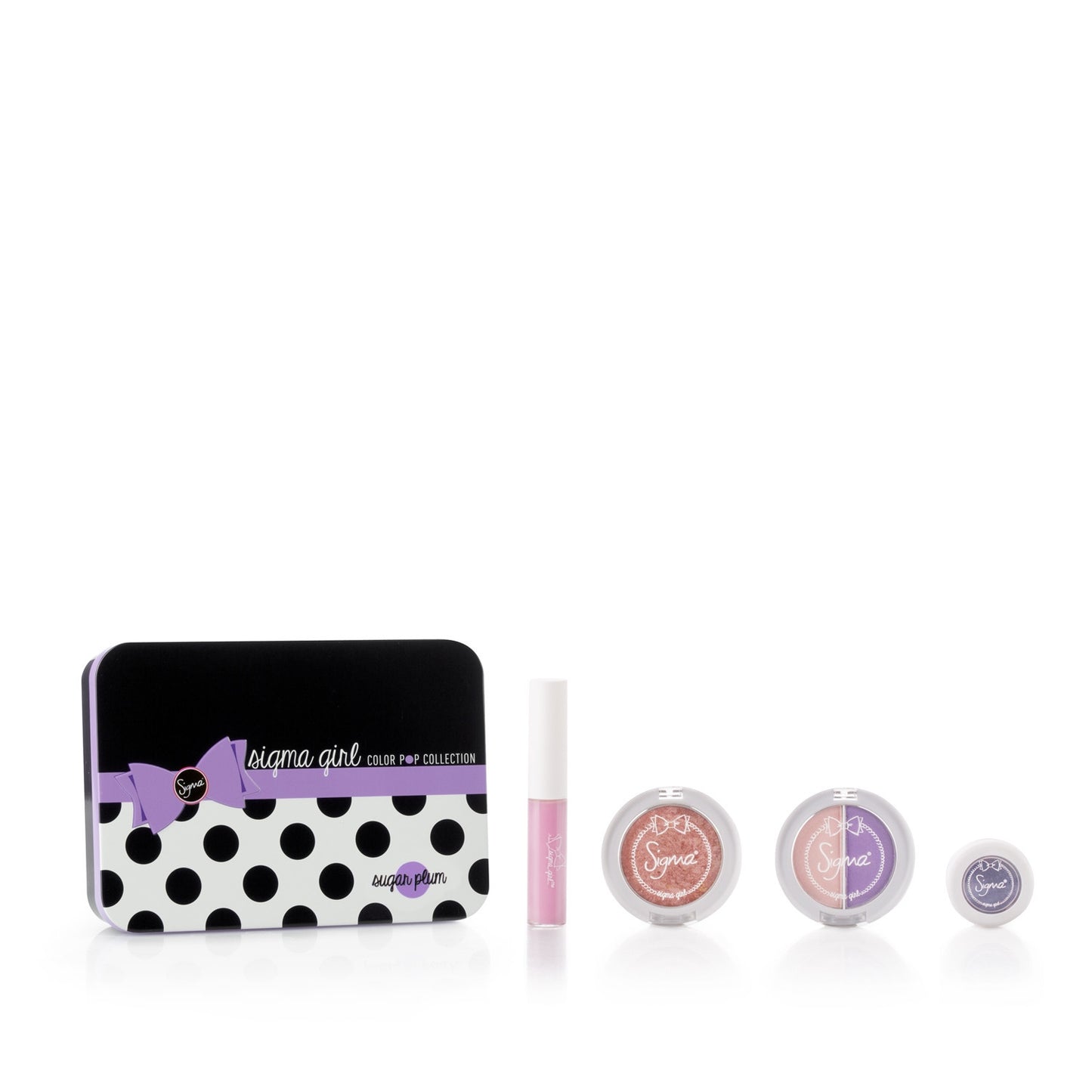 Sigma Girl Color Pop Makeup & Brush Set - Sugar Plum