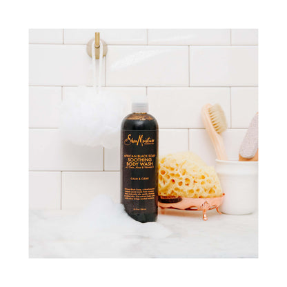 Shea Moisture African Black Soap Soothing Body Wash 384 mL