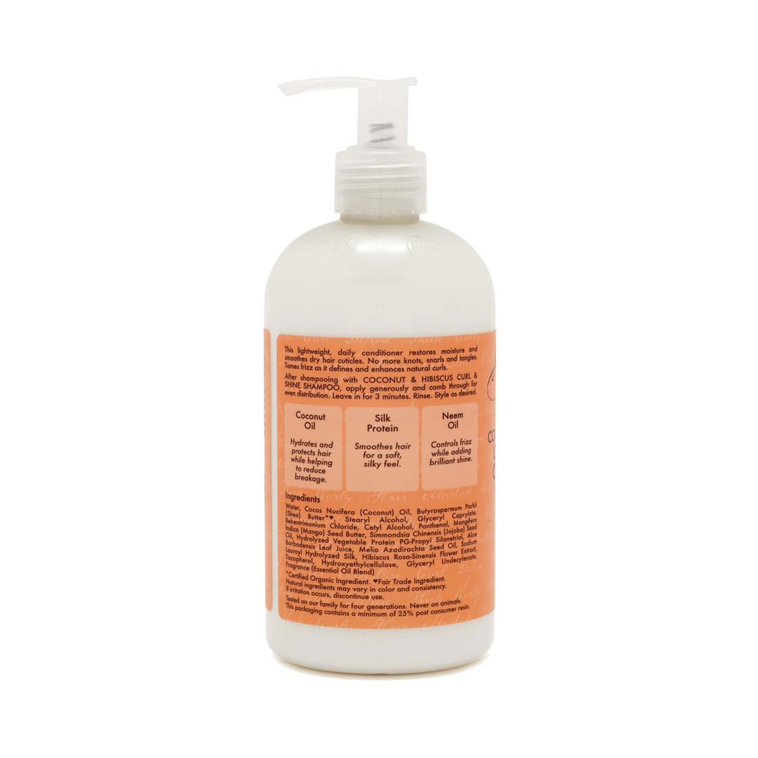 Shea Moisture Coconut Hibiscus Curl Shine Conditioner 384 mL