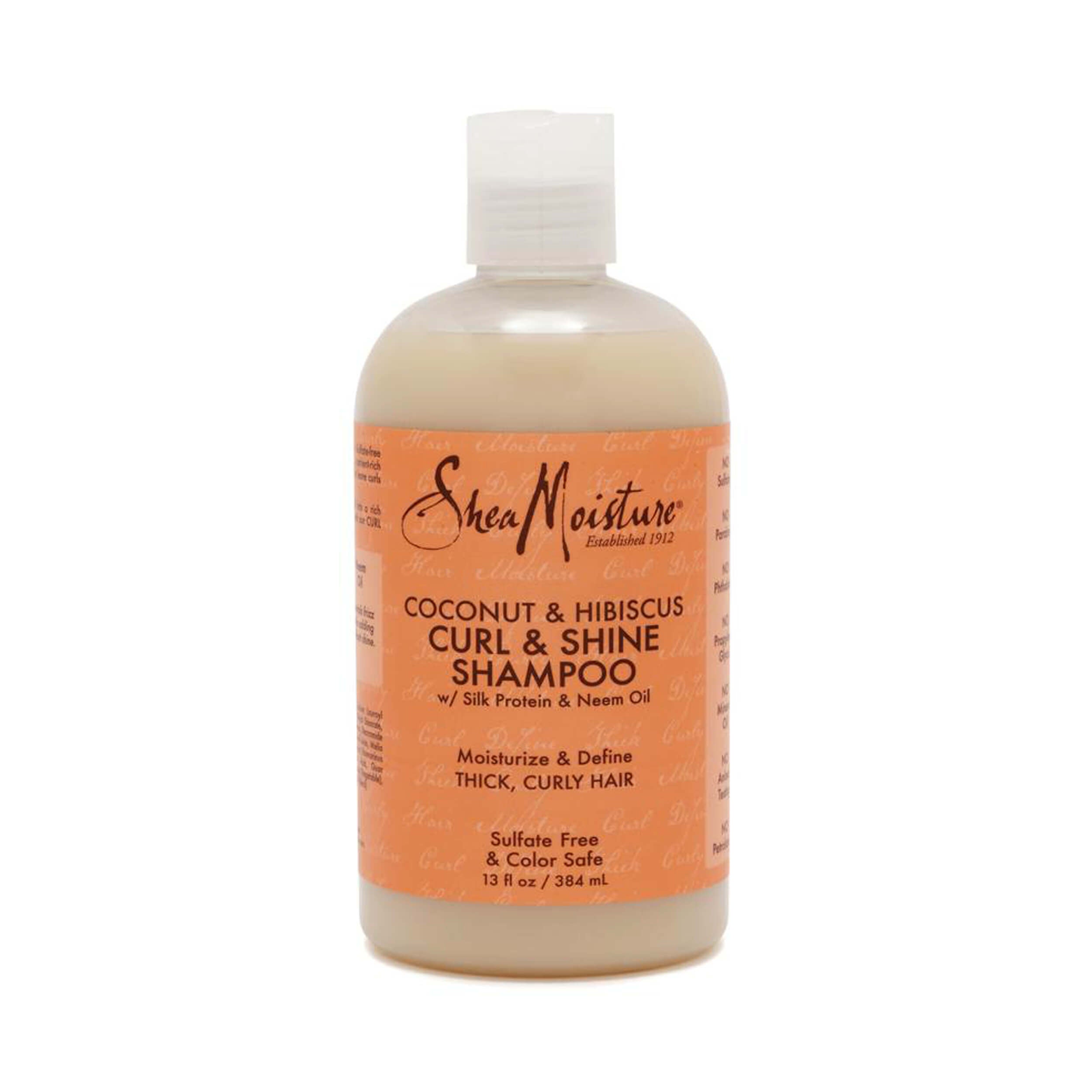 Shea Moisture Coconut Hibiscus Curl Shine Shampoo 384 mL
