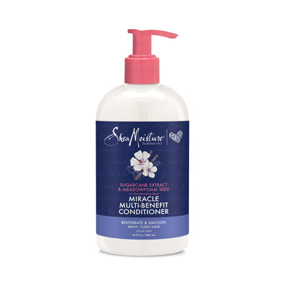 Shea Moisture Sugarcane Extract & Meadowfoam Miracle Multi-Benefit Conditioner 384 mL