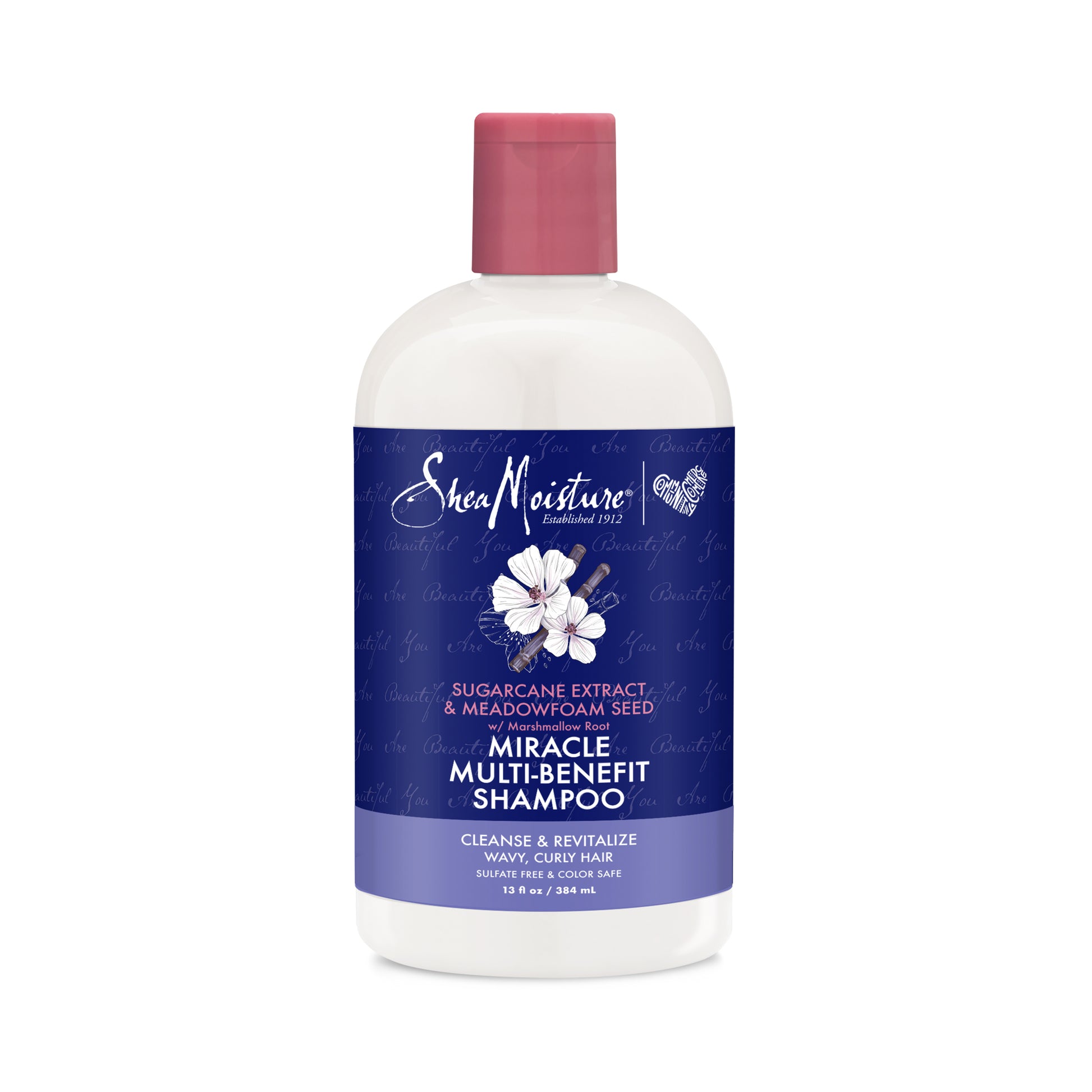 Shea Moisture Sugarcane Extract & Meadowfoam Seed Miracle Multi-Benefit Shampoo 384 mL