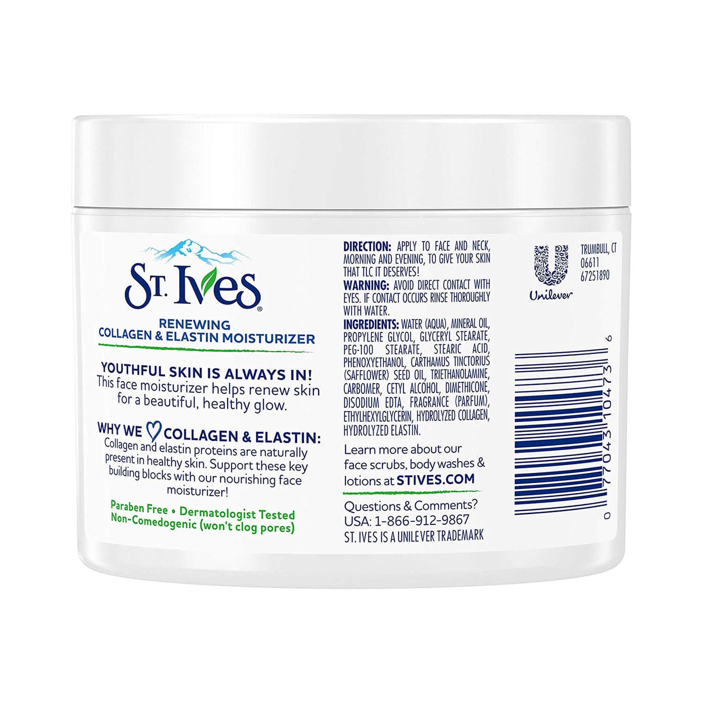 St. Ives Renewing Collagen Elastin Moisturizer 283g