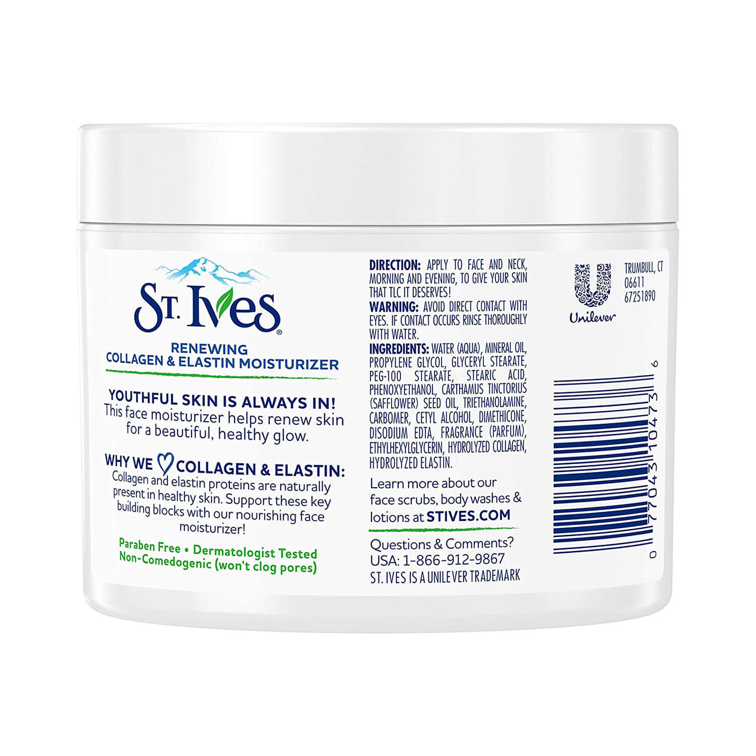 St. Ives Renewing Collagen Elastin Moisturizer 283g