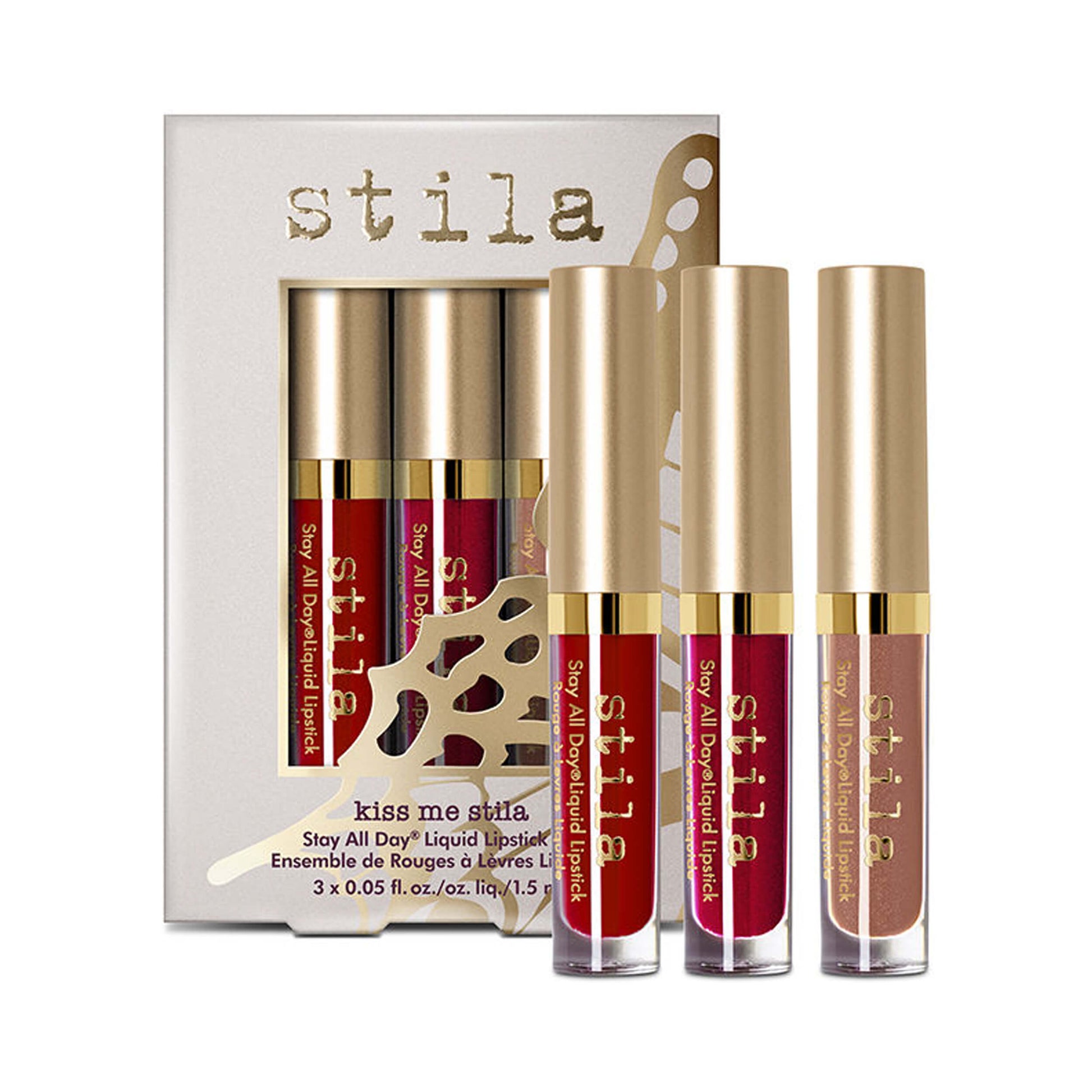 Stila Cosmetics Kiss Me Stila All Day Liquid Lipstick Set