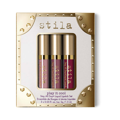Stila Cosmetics Play It Cool Stay All Day Liquid Lipstick Set