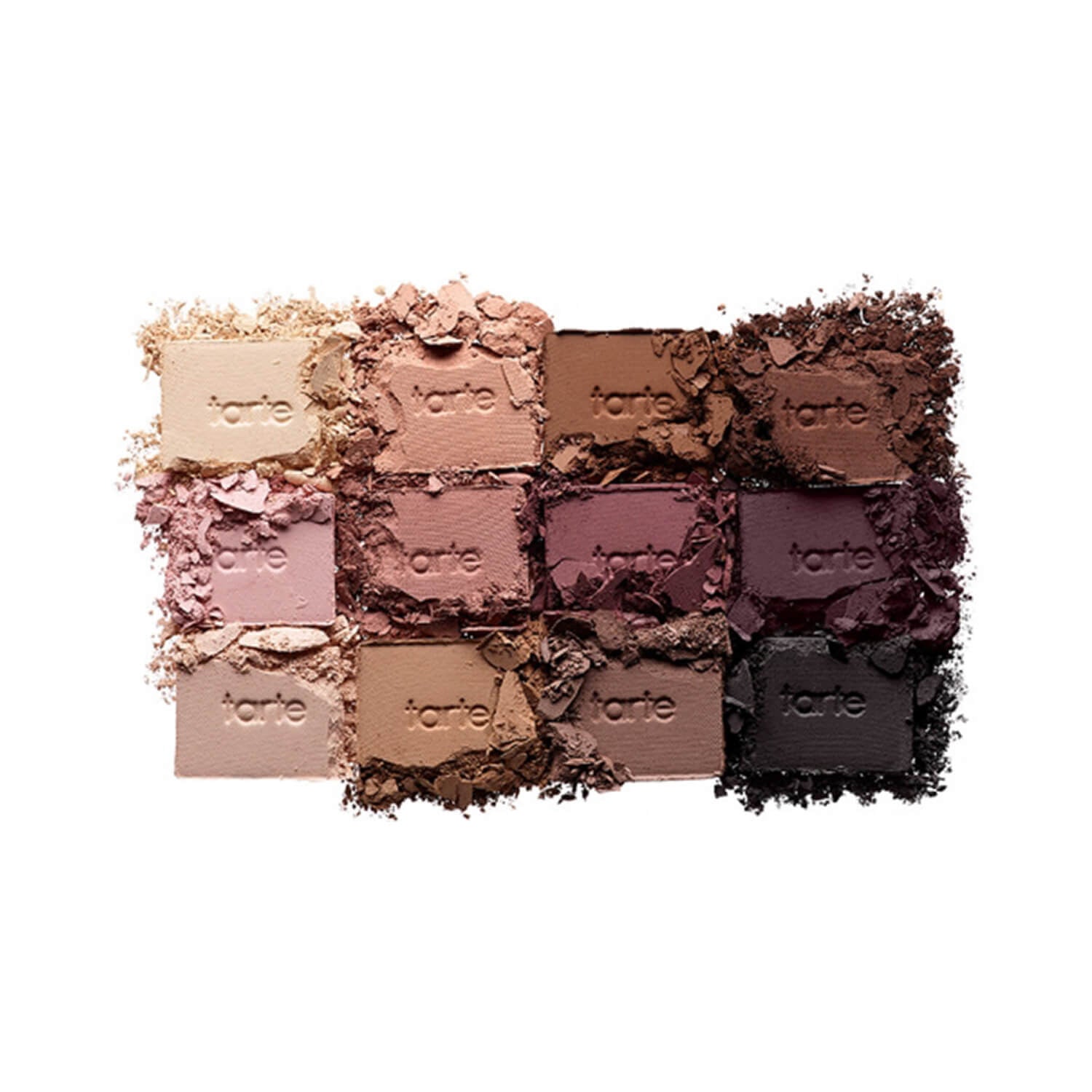 TARTE Tartelette Amazonian Clay Matte Palette Swatches