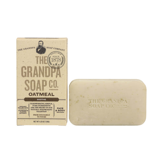 The Grandpa Soap Co Oatmeal Bar Soap Soothe 4.25 oz (120g)