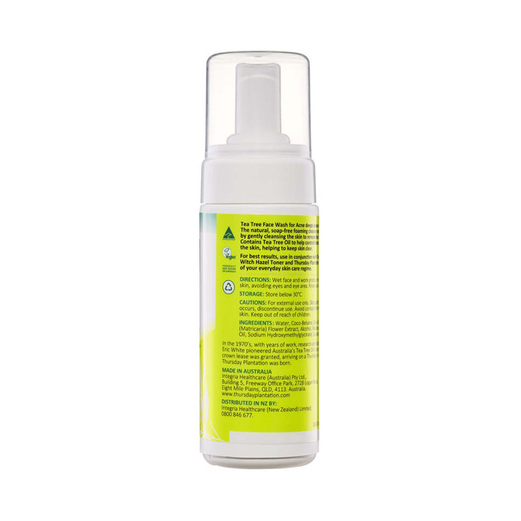 Thursday Plantation Tea Tree Face Wash for Acne 150 mL