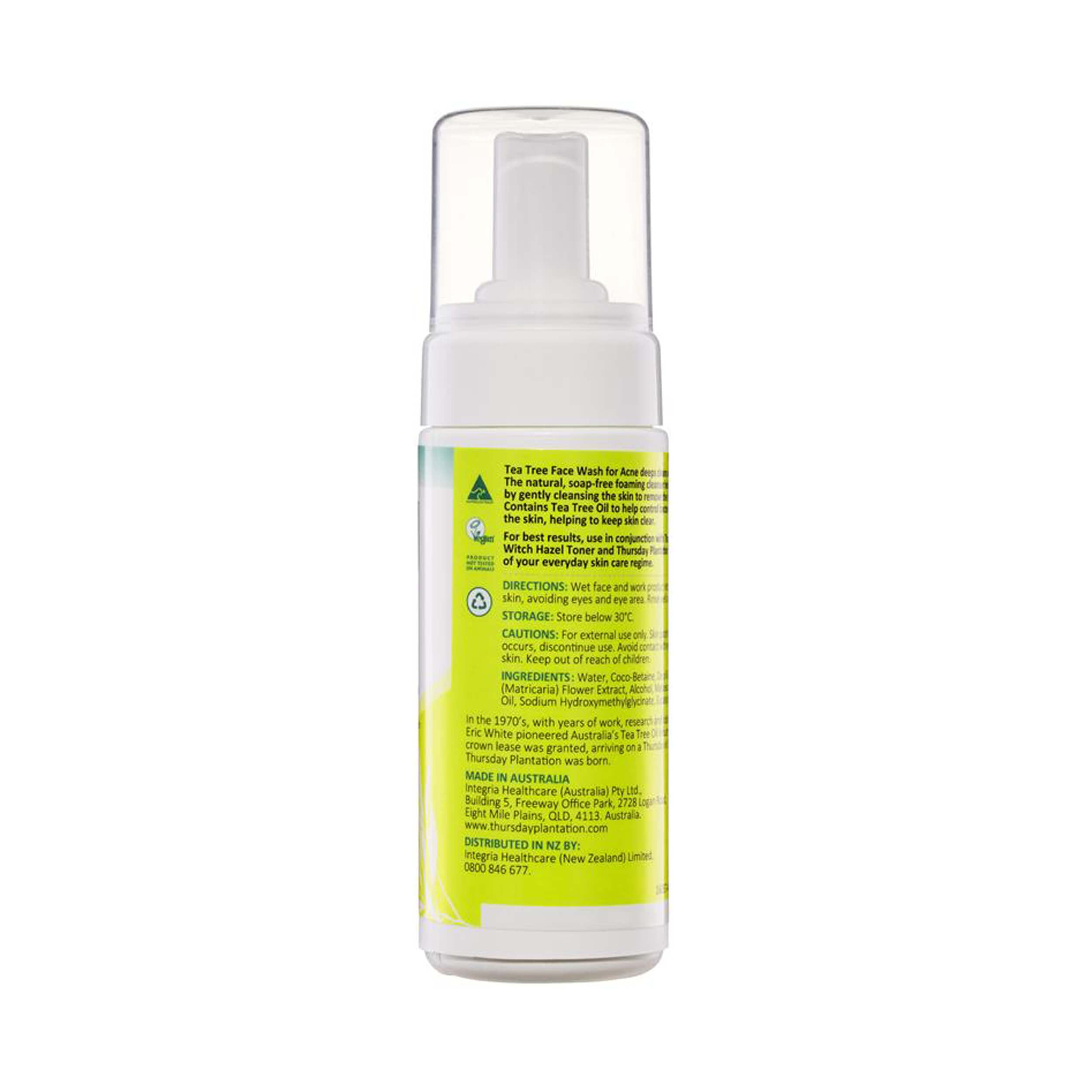 Thursday Plantation Tea Tree Face Wash for Acne 150 mL