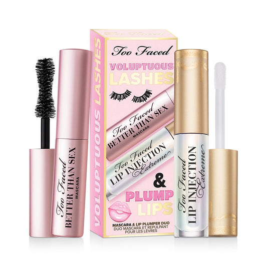 Too Faced Voluptuous Lashes Plump Lips Mascara Lip Duo