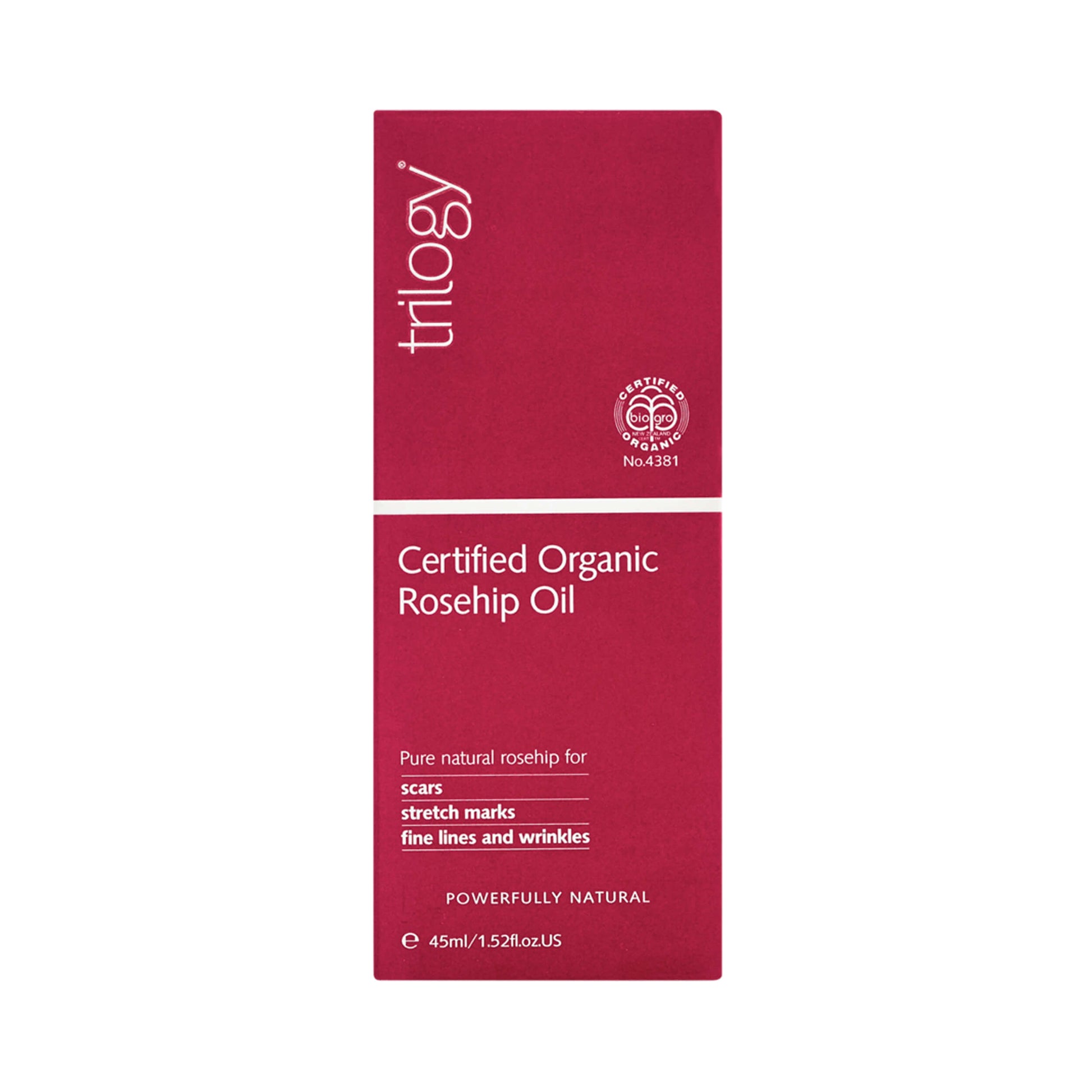 Trilogy Certified Organic Rosehip Oil 45 mL