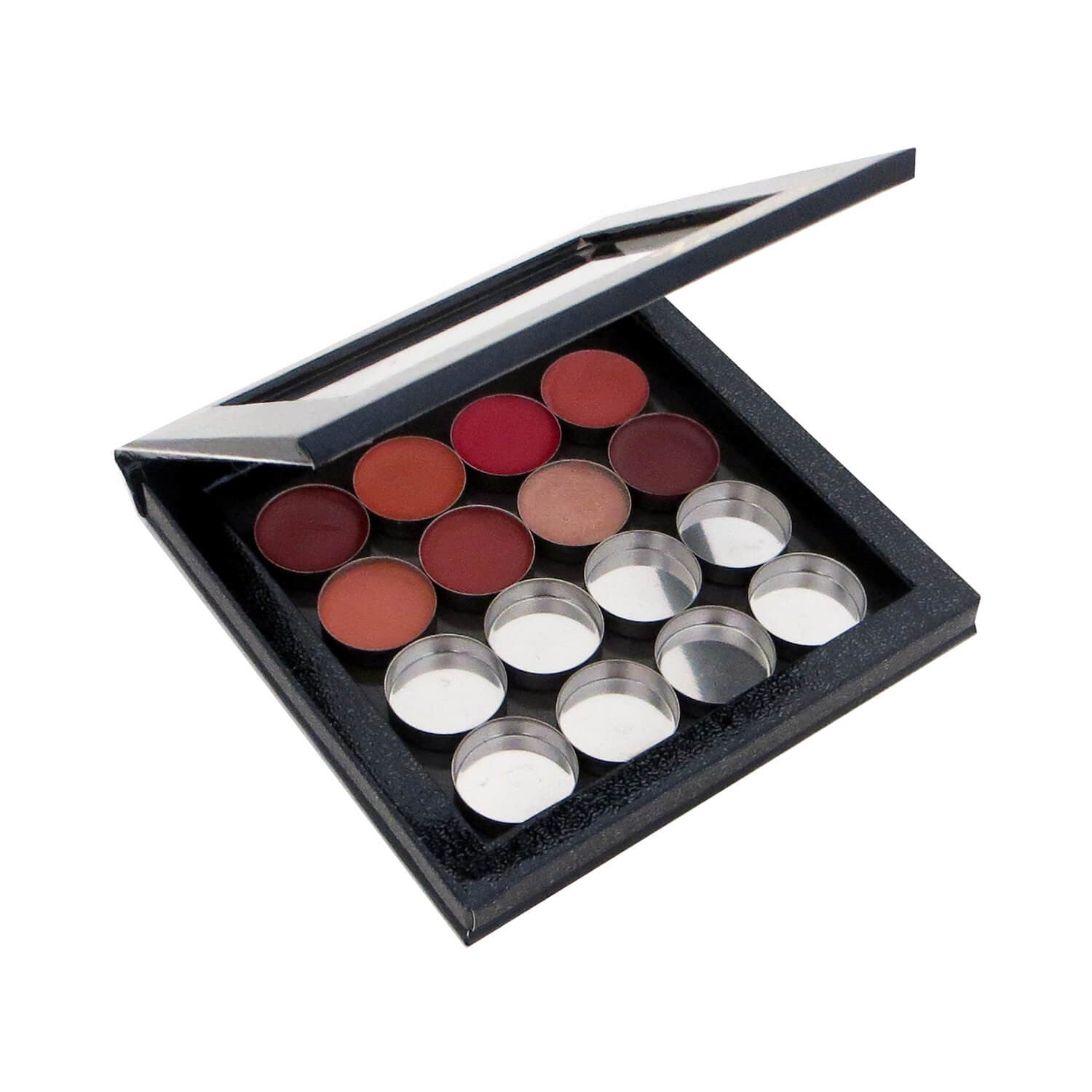 Z-palette Round Empty Metal Pans Half Open