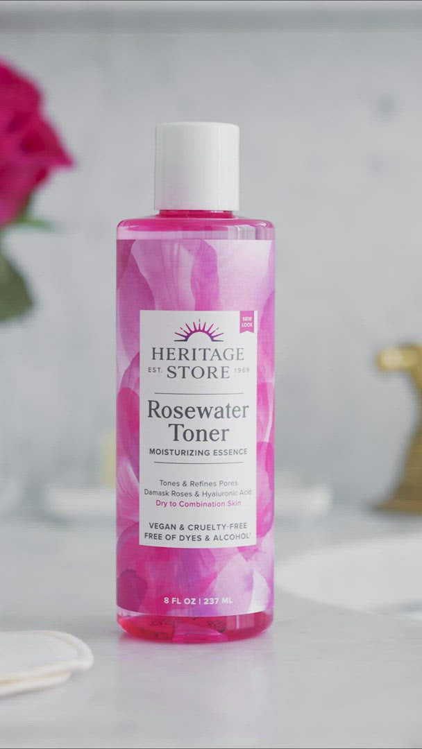 Heritage Store Rosewater Facial Toner 237 mL