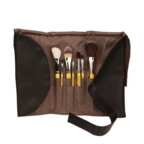 BDellium Tools Studio Basic 7pc. Brush Set with Roll-up Pouch