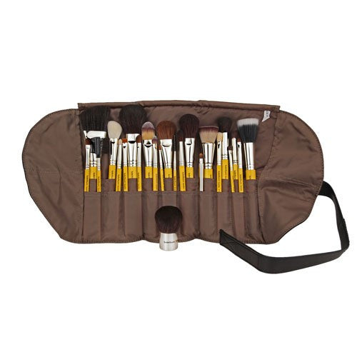 BDellium Tools Studio Luxury 24pc. Brush Set with Roll-up Pouch