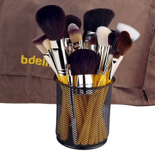 BDellium Tools Studio Luxury 24pc. Brush Set with Roll-up Pouch