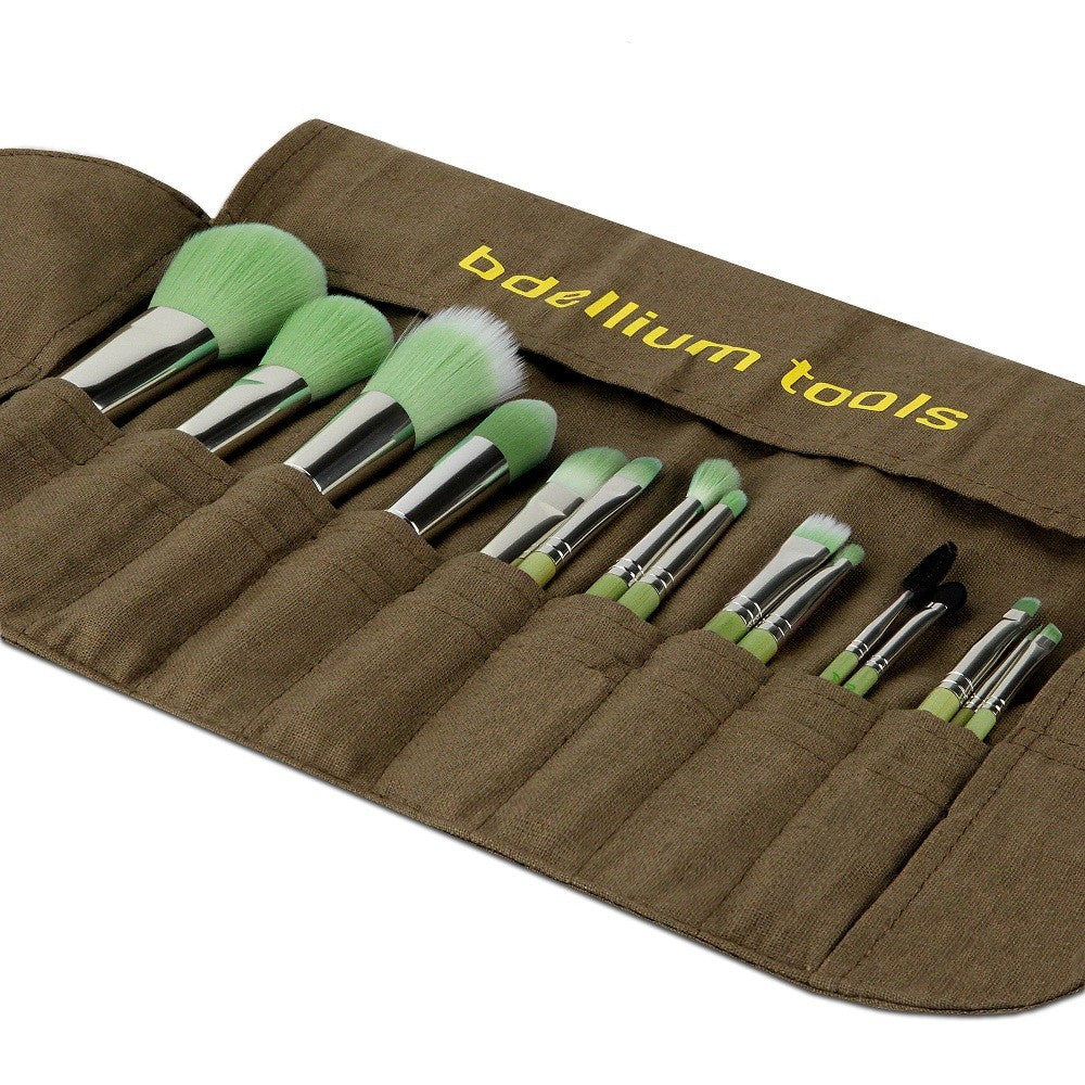 BDellium Tools - Green Bambu Complete 15pc with Roll-up Pouch