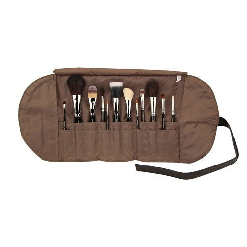 BDellium Tools Maestro Complete 12pc. Brush Set with Roll-up Pouch