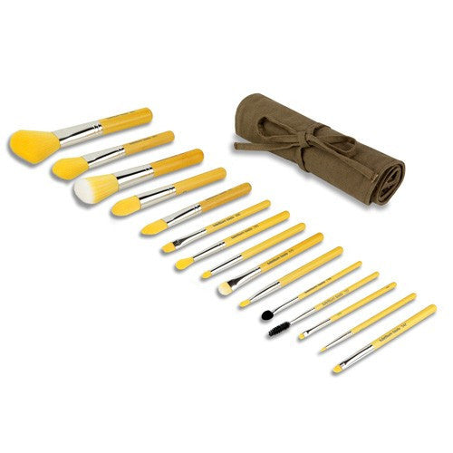 BDellium Tools Yellow Bambu Complete 15pc with Roll-up Pouch