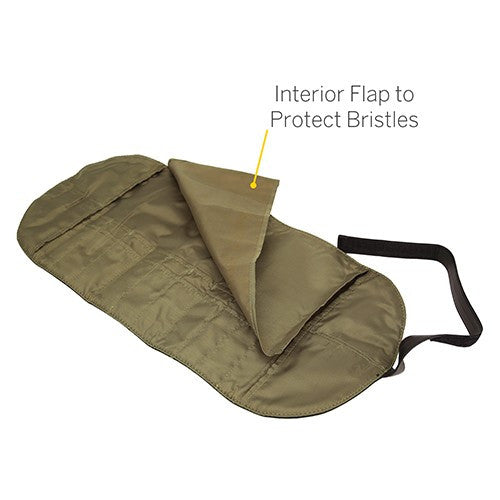 BDellium Tools Maestro The Key Essential 10pc Brush set with Roll up Pouch