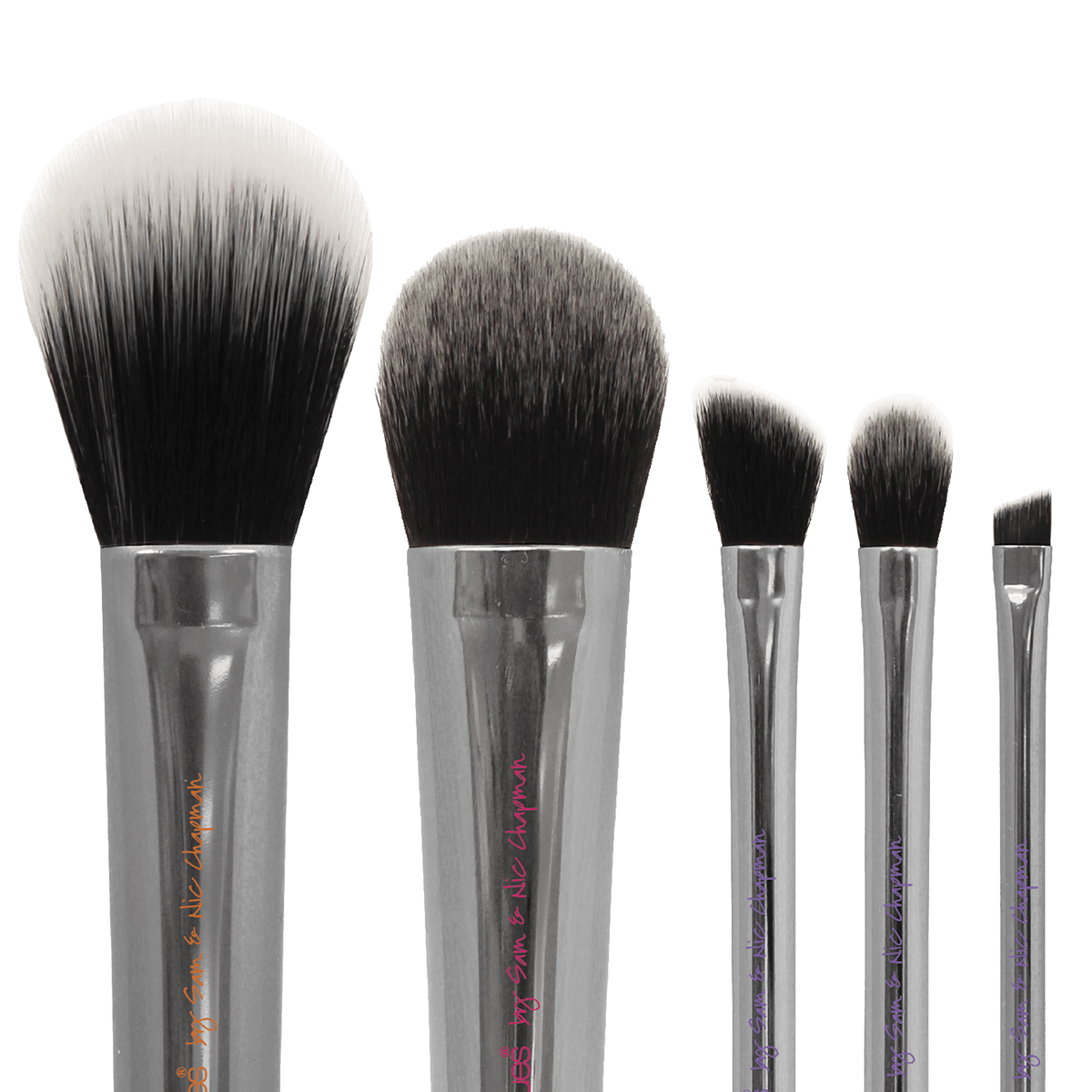 Real Techniques Cosmetic Brush Set Nic's Picks Heads