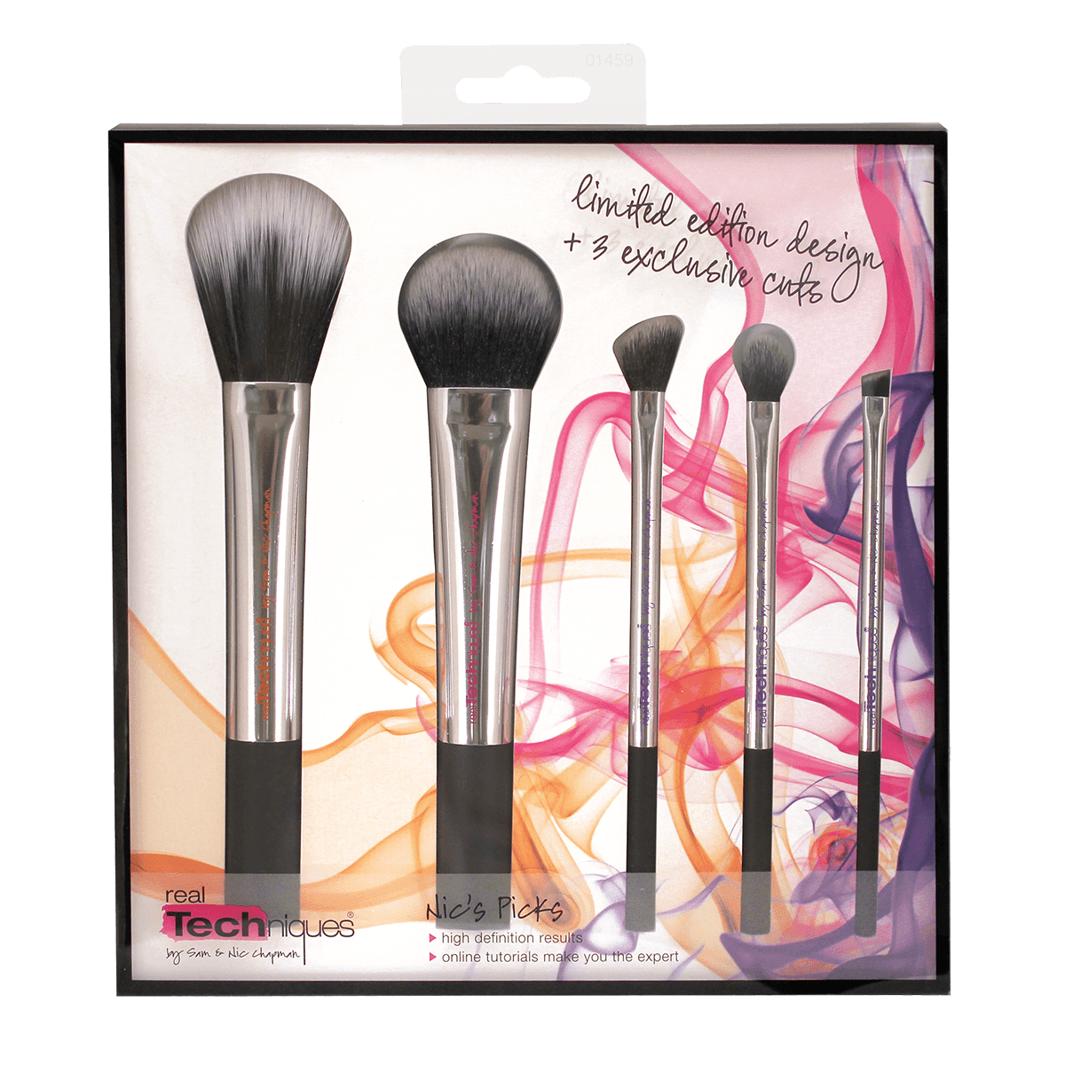 Real Techniques Nic's Picks 5 Brush Set package 2