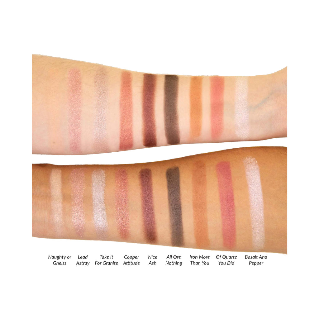 heBalm Alternative Rock Vol 1 Eyeshadow Palette Swatches
