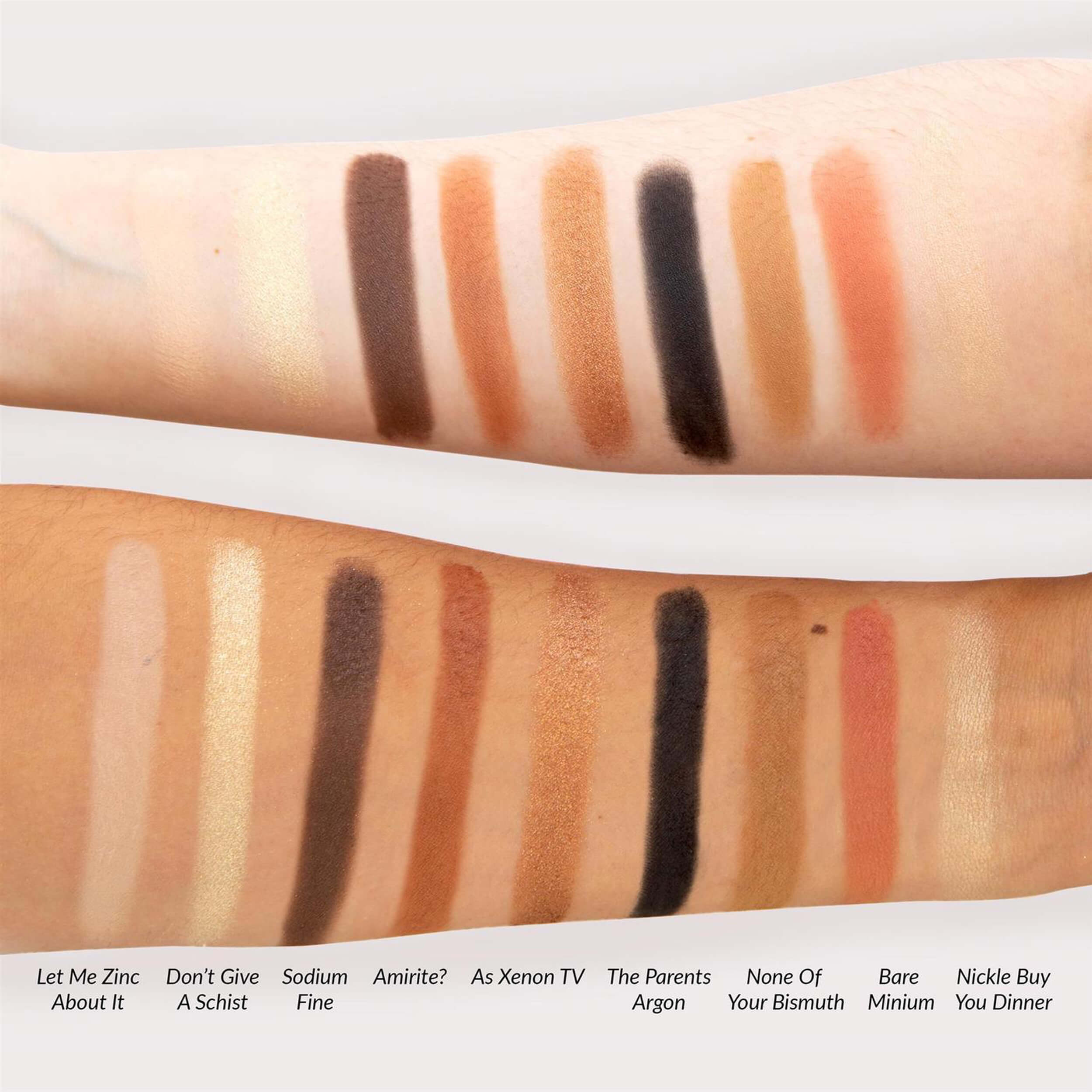 theBalm Alternative Rock Vol 2 Eyeshadow Palette Swatches