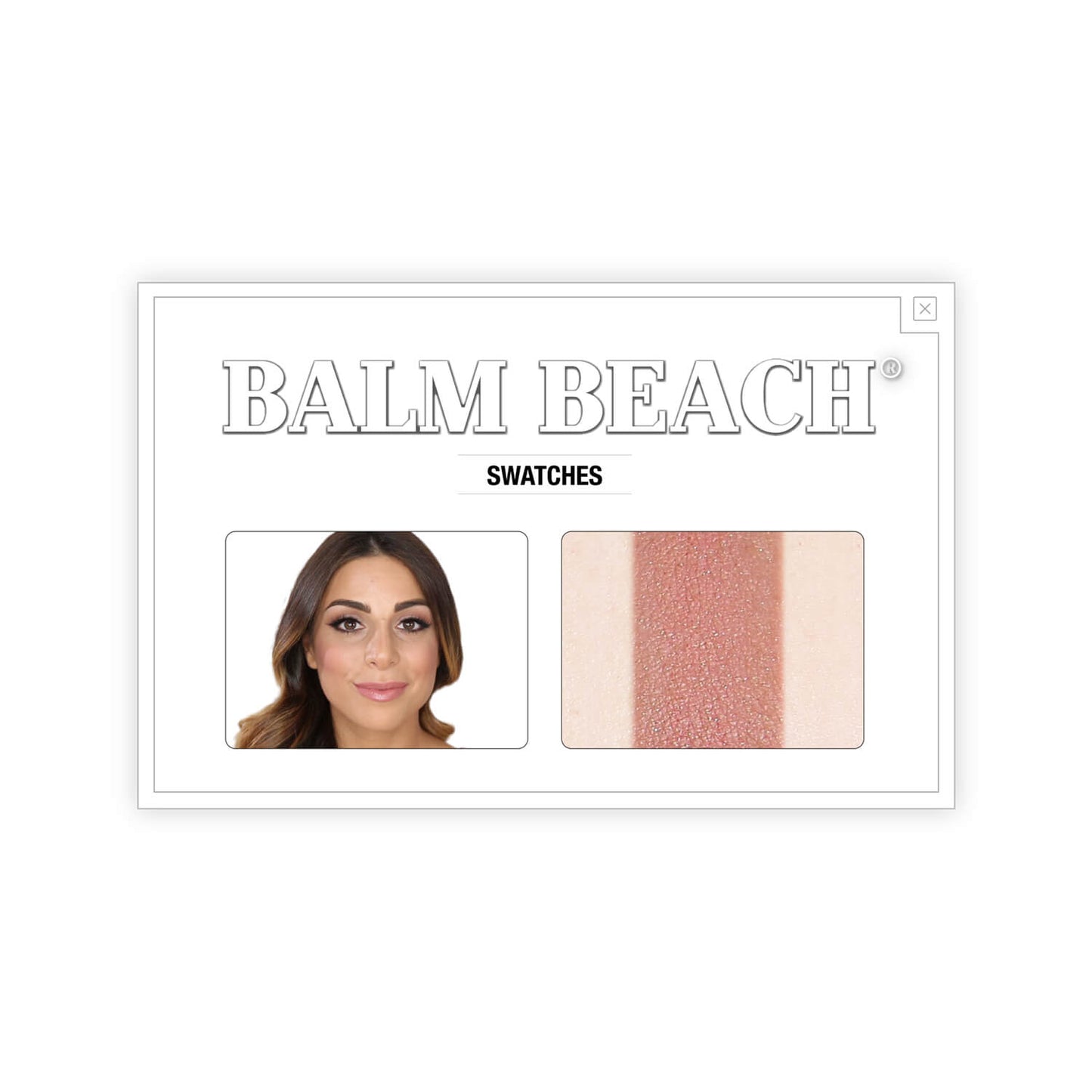 theBalm Balm Beach Blush Swatches