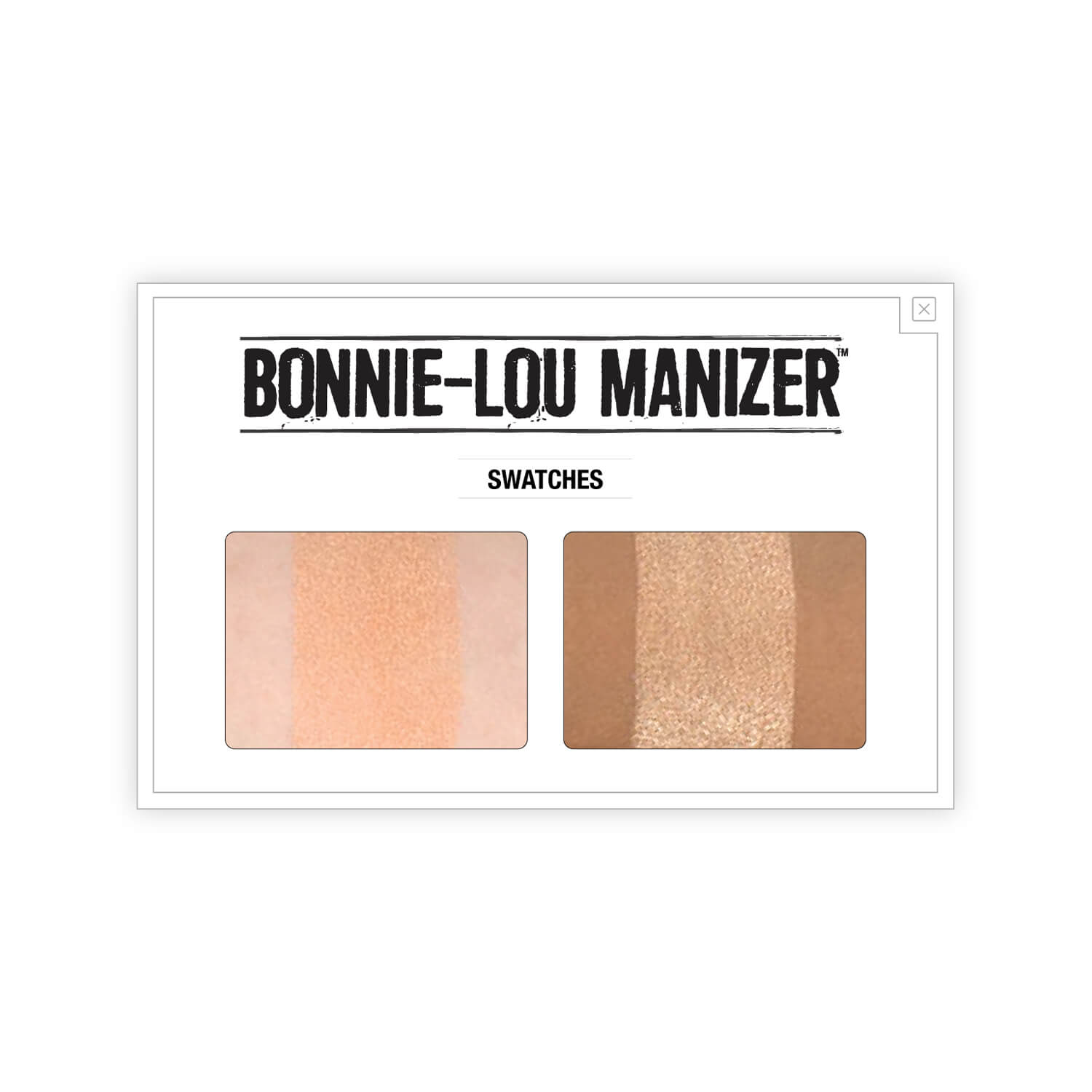 theBalm Bonnie-Lou Manizer Highlighter & Shimmer Swatches